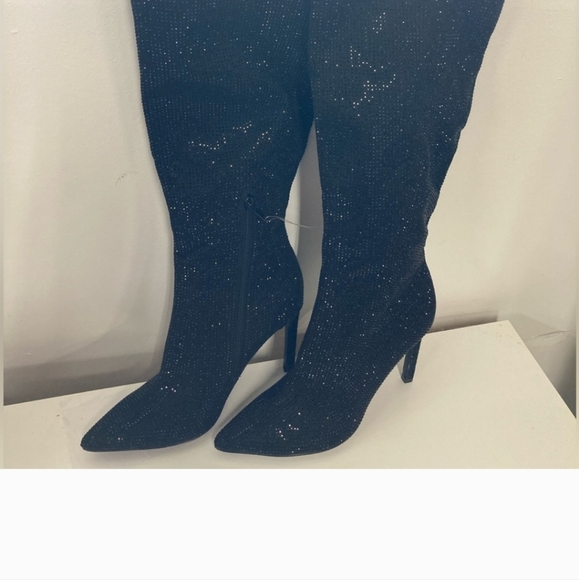 Nine west Tysh rhinestone boots 8.5 - Picture 2 of 7